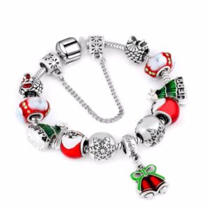 Christmas Themed Charm Bracelet