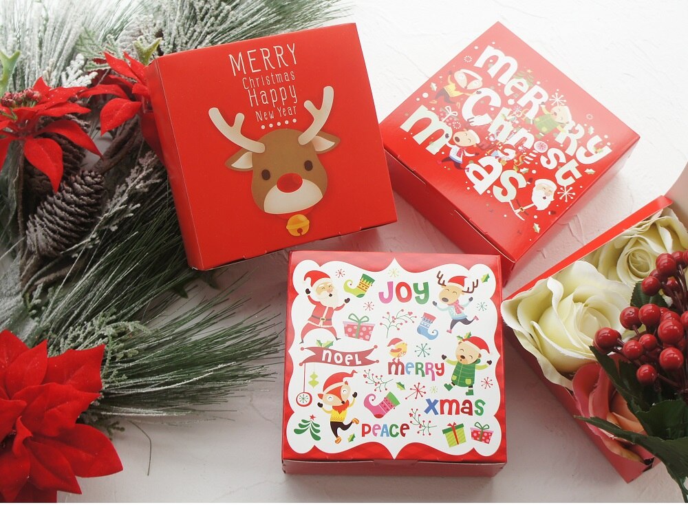 Merry Christmas Gift Box 10 Pcs Set