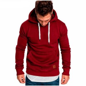 Polyester Men’s Hoodie for Fitness
