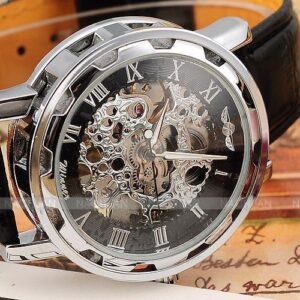 Fashion Mechanical Automatic Skeleton Watches for Men