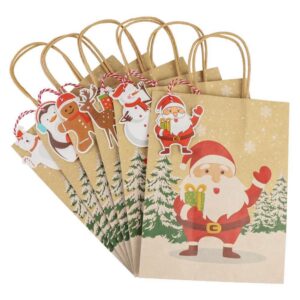 Kraft Paper Gift Bags for Christmas