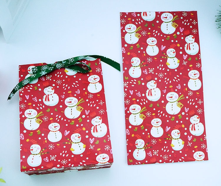 Snowflakes Christmas Gift Box 6 Pcs Set