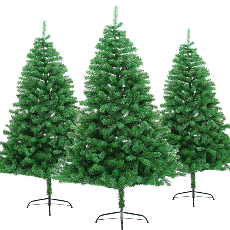 Various Sized Traditional Green Colored Christmas Tree