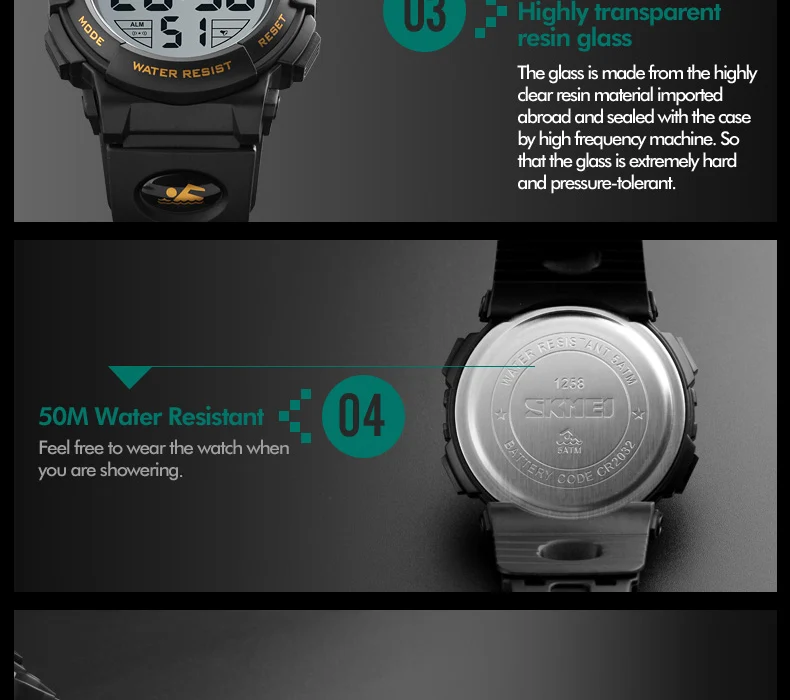Men's Fashion Electronic Chrono Watches