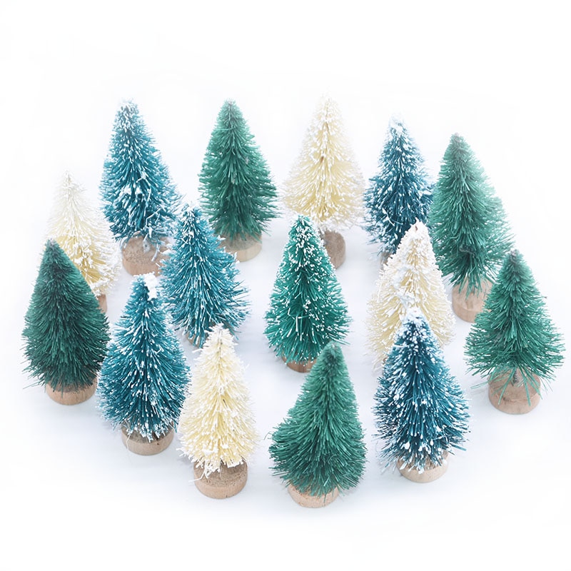 Colorful Desktop Christmas Trees 5 Pcs Set