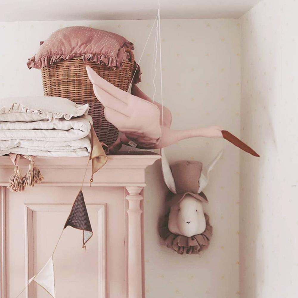 Kids Room Stuffed Swan Pendants