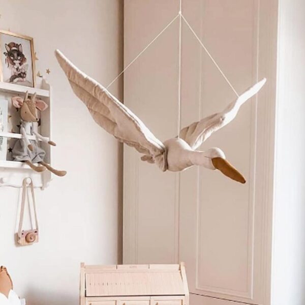 Kids Room Stuffed Swan Pendants