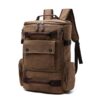 Men's Rectangular Shaped Canvas Backpack